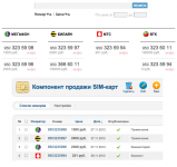 Компонент продажи SIM-карт