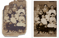 Реставрация бумажных фотографий.