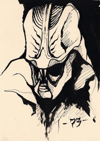 Alien creature sketch  2018