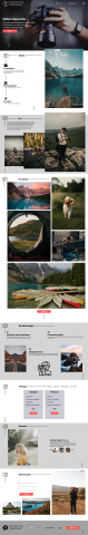 Landing page: Photographer