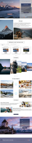 Landing Page: Travel to Switzerland