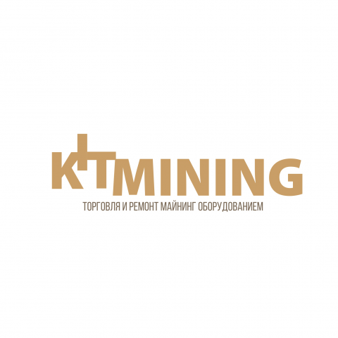 Логотип компании по ремонту и продаже майнинг оборудования