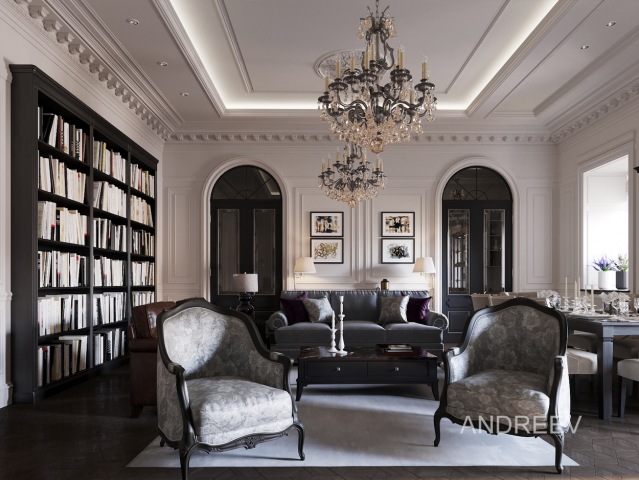 Интерьер в современном классическом стиле