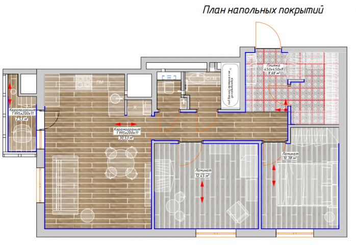 План пола
