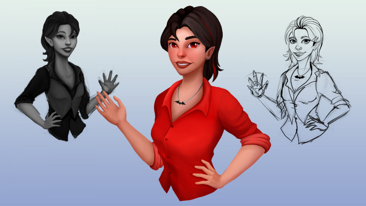 Концепт-арт НПС персонажа