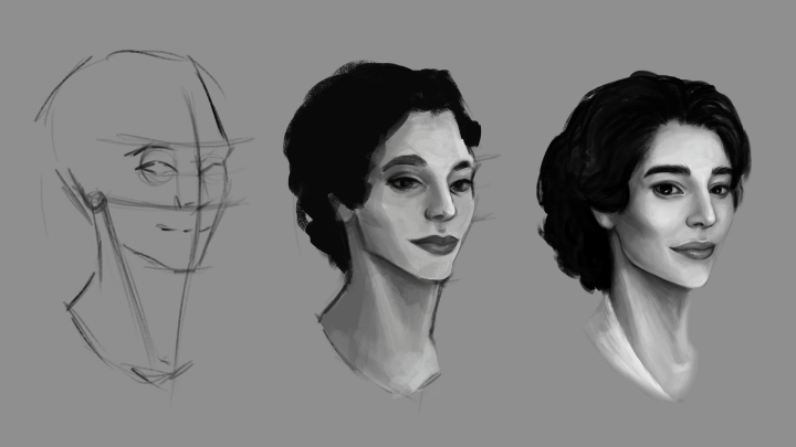 Серия дижитал портретов №2