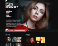 Maria Kochubey - адаптивная верстка