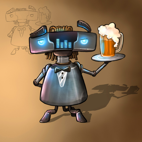 Робот официант