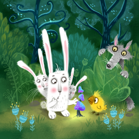 Храбрый заяц