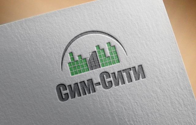 логотип для магазина Сим сити