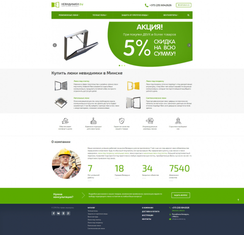 Разработка сайта "Невидимки"