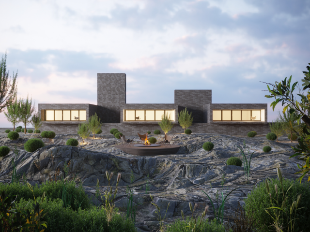 Визуализация экстерьера