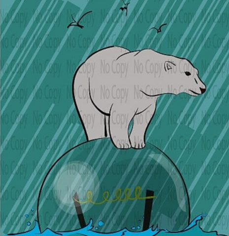 медведь на лампе