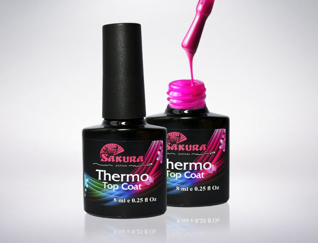 Дизайн упаковки бутылочки гель-лаков SAKURA