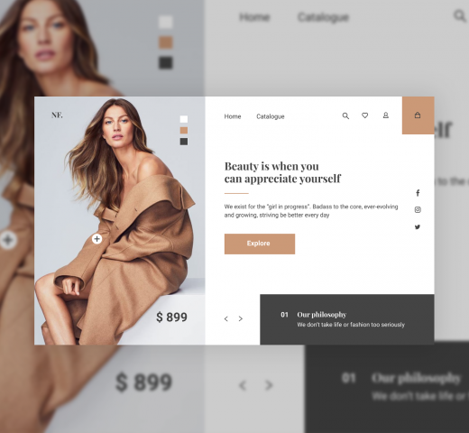 Online store concept