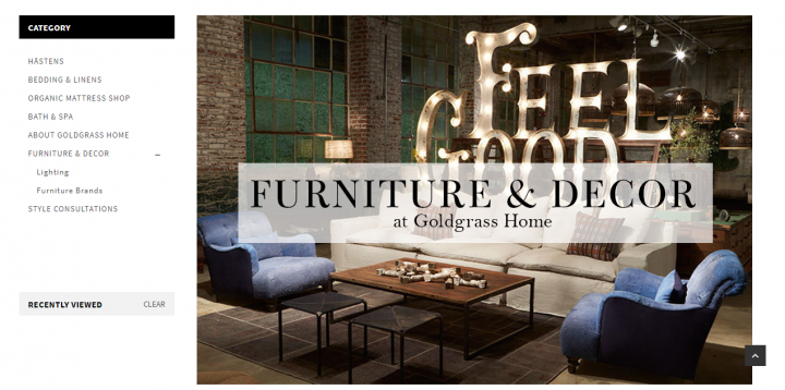 Контент на английском языке для интернет- магазина Goldgrasshome