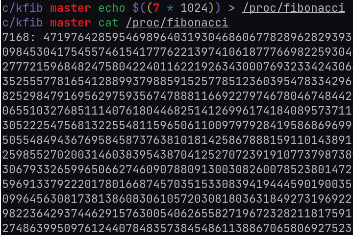 Модуль ядра Linux "kfib"