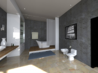 Дизайн интерьера ванной комнаты и санузла