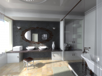 Дизайн интерьера ванной комнаты и санузла