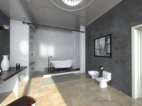 Дизайн интерьера ванной комнаты и санузла