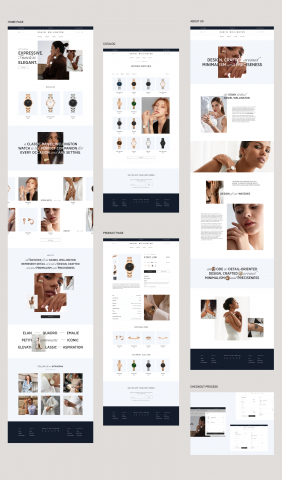 Редизайн интернет-магазина часов и украшений