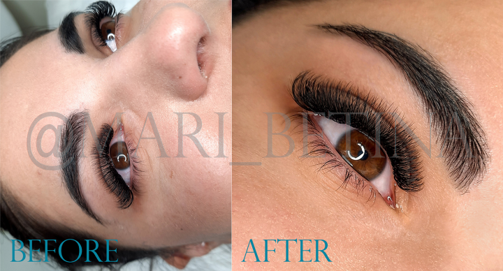 Бьюти-ретушь нарощенных ресниц 1