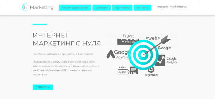 Hi Marketing -сайт агентства интернет маркетинга
