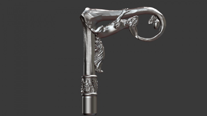 Трость с белкой