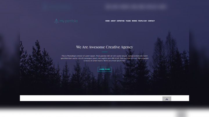 Landing my portfolio