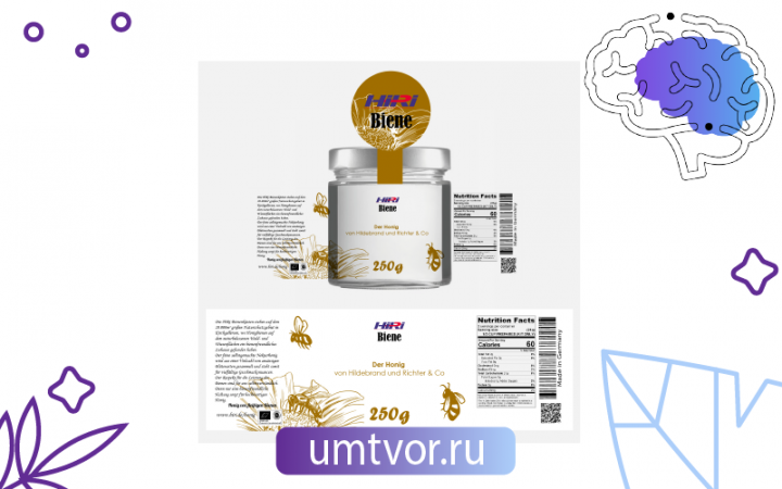 Этикетка цветочного меда