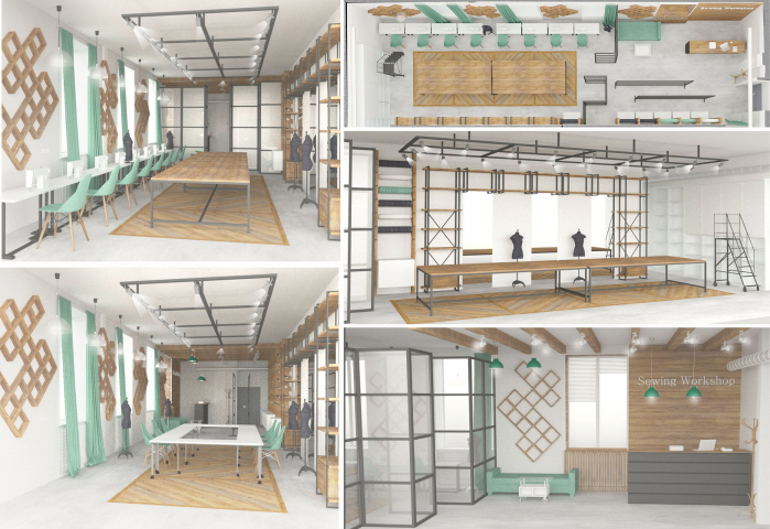 Дизайн швейной мастерской