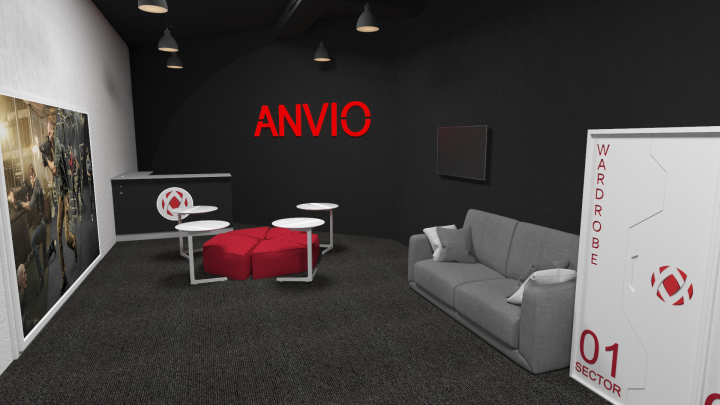Дизайн VR-клуба "ANVIO"