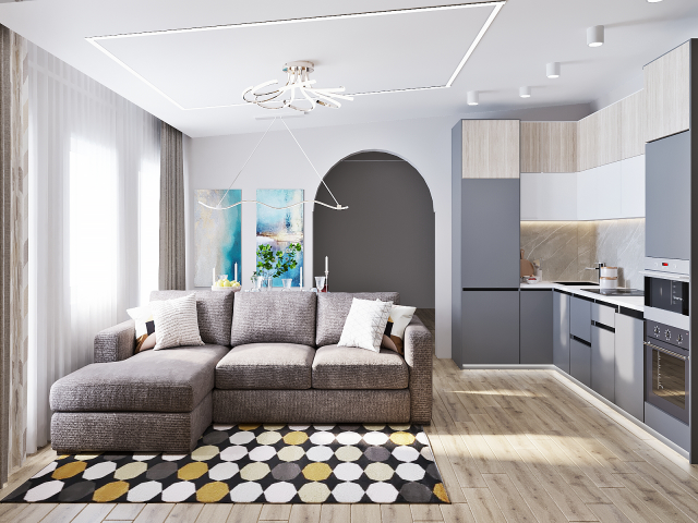 Проект дома с мебелью IKEA