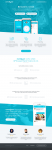 Дизайн сайта для мобильного приложения EventWave