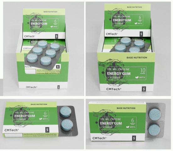 Жвачки с кофеином. СМТ