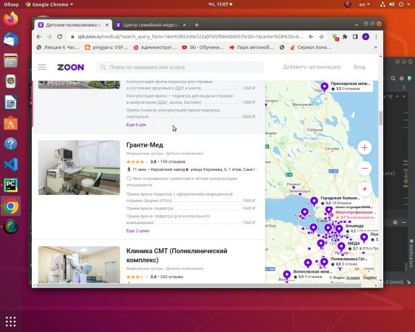Парсинг динамического сайта с помощью selenium