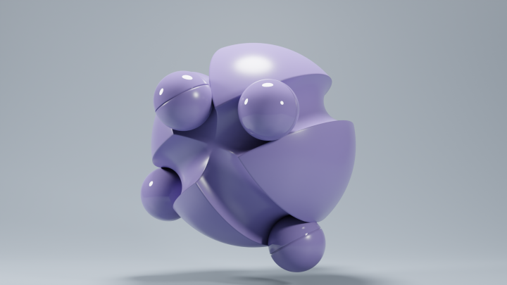 3д анимация шаров