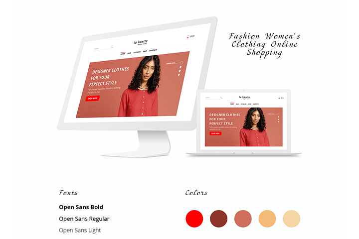 Cайт для магазина одежды