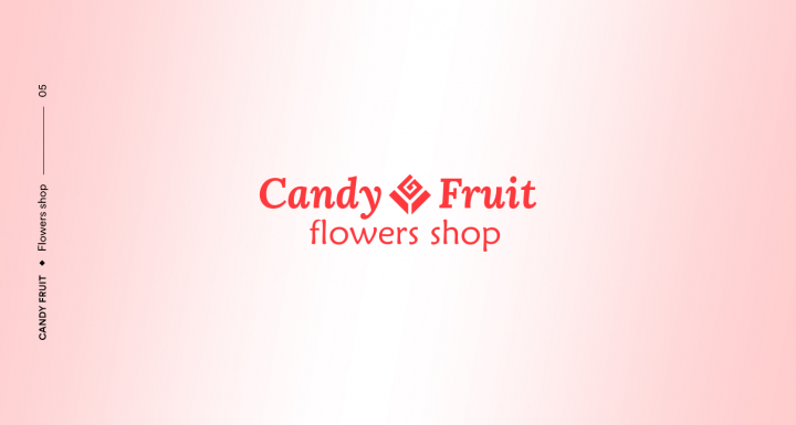 Логотип для магазина букетов цветов из клубники