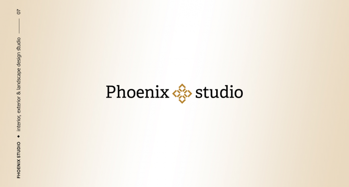 Логотип для студии по дизайну интерьера, экстерьера и ландшафта