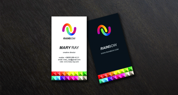 Визитка для рекламного агентства