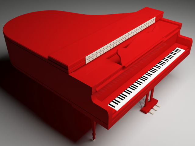 Красный рояль для мамы