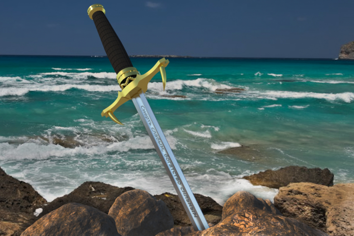 Стилизованный меч для конкурса