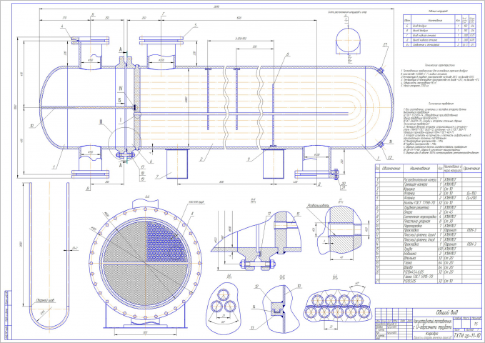 Кожухотрубный теплообменник