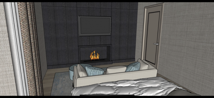 Эскиз спальни