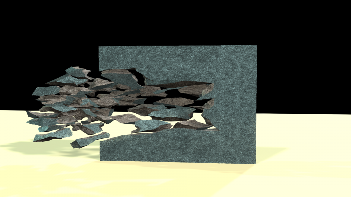 Разрушение  стены