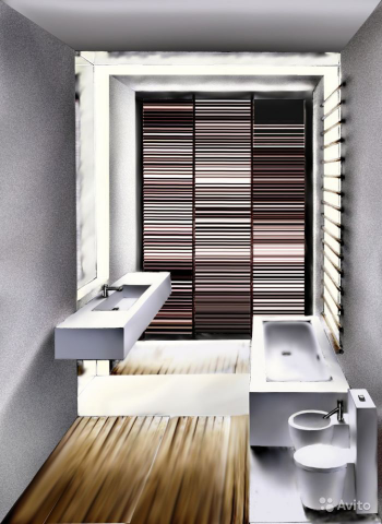 Эскизы сан узлов для гостиницы. Минимализм