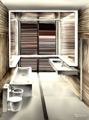 Эскизы сан узлов для гостиницы. Минимализм