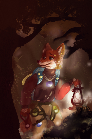 Лис - лесник