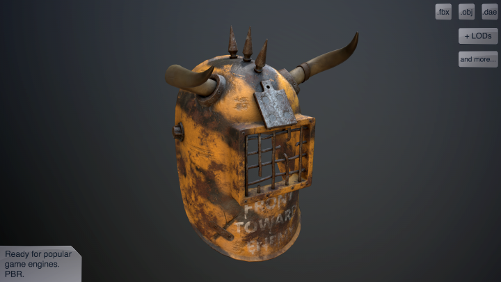 Helmet with horns